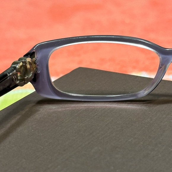 Chanel Vintage Glasses 50mm Black on Puple - Picture 7 of 15